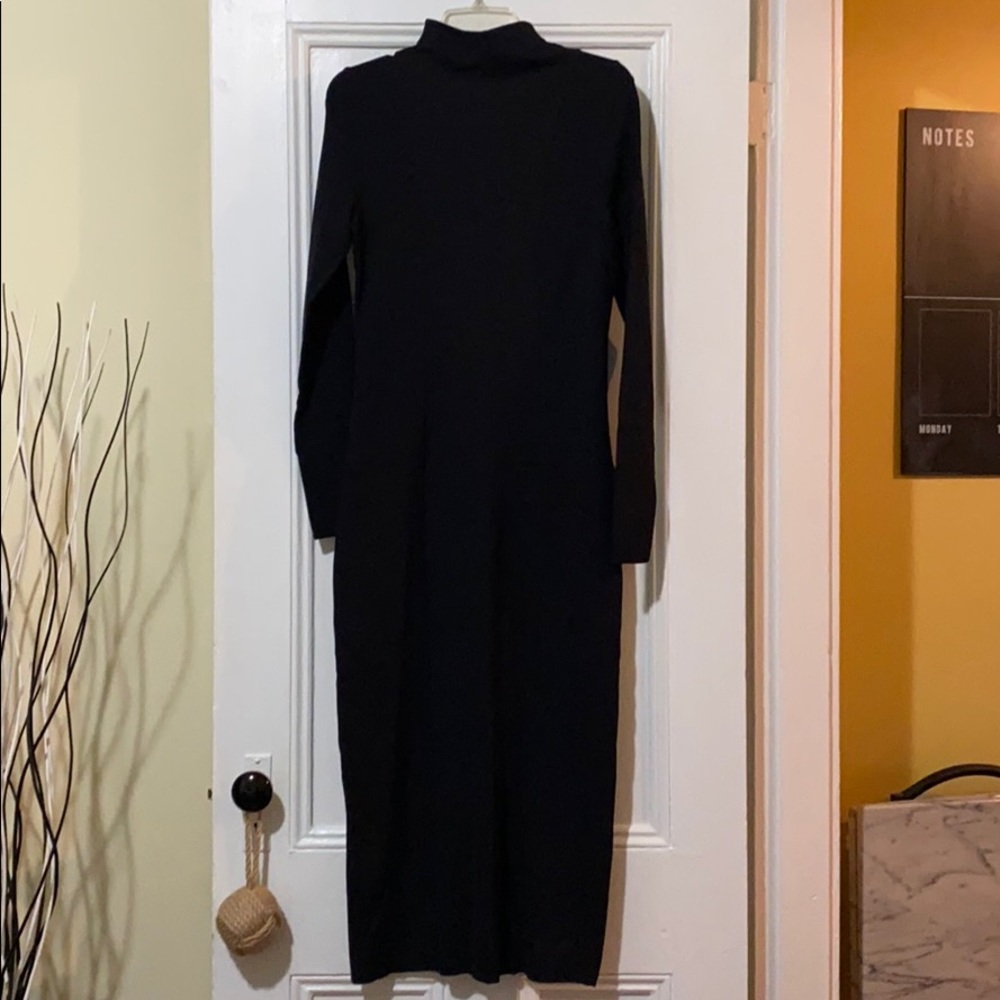 COS Black Long Sleeve Maxi Dress NWT